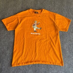 Dragon Oompa Loompa Graphic T-Shirt Mens Large Orange Willy Wonka Movie Tee